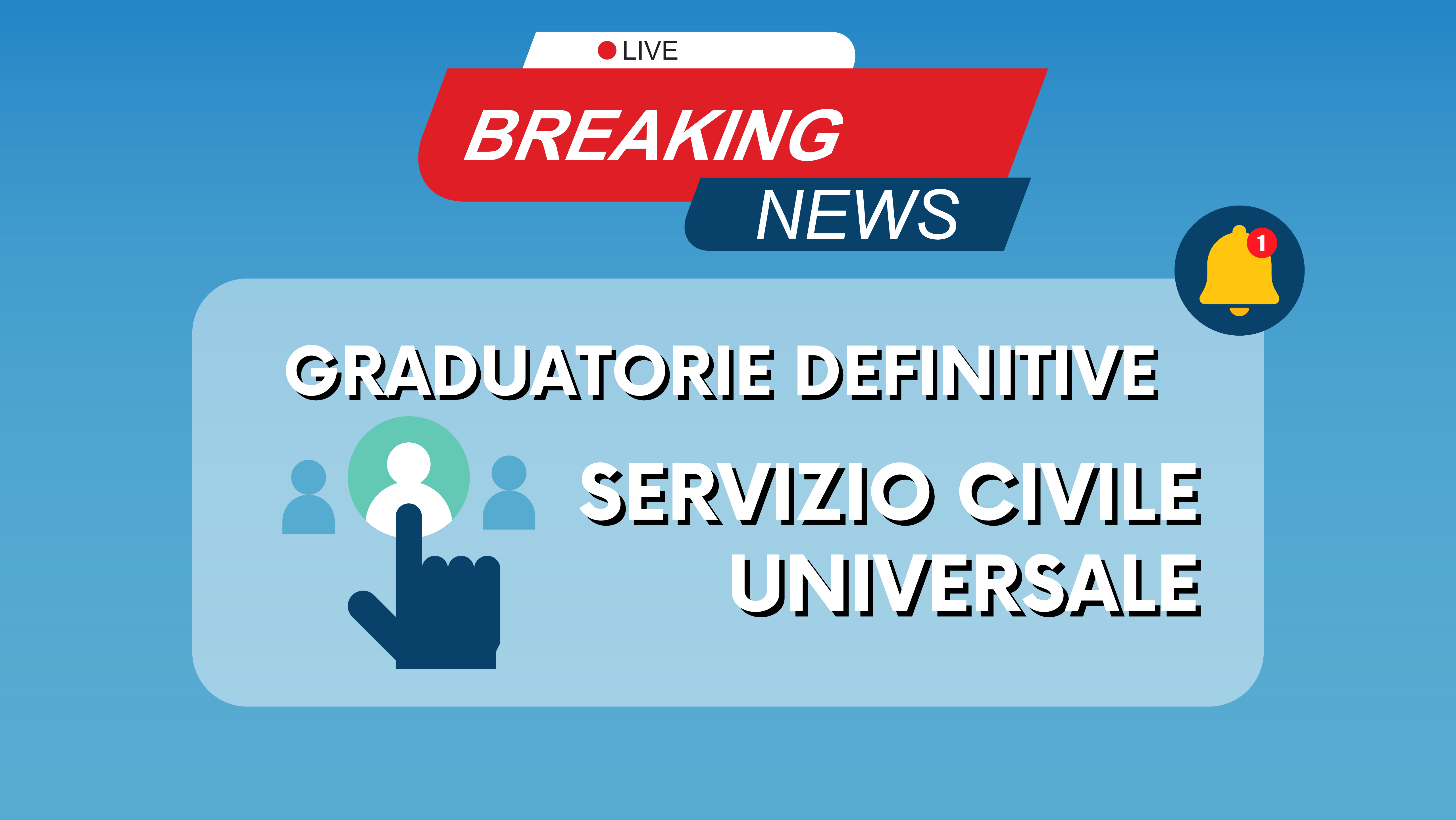 Graduatorie definitive Servizio Civile Universale